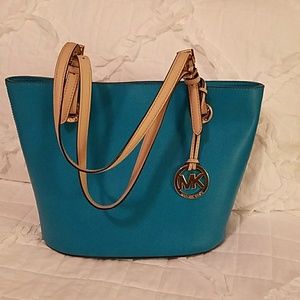 Teal Michael Kors Purse